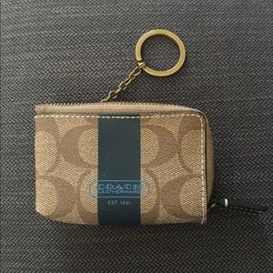 Coach key chain/coin purse